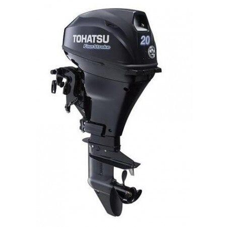 Tohatsu 20 Hp  EFI (enjeksiyon) Kısa Şaft Manuel Marşlı Trimli Deniz Motoru