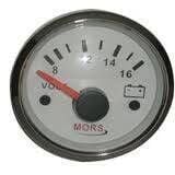 Voltmetre Göstergesi 24 V Beyaz