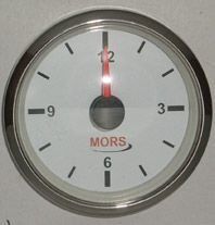 Zaman Saati 12-24 V Beyaz