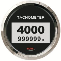 DİJİTAL DEVİR GÖSTERGESİ 4000 RPM 12-24V SİYAH