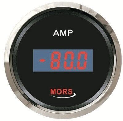 DİJİTAL AMPERMETRE 12-24V SİYAH ( ŞÖNT DAHİLDİR )