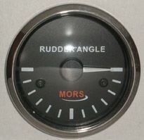 Dümen Açı Göstergesi Siyah 12-24V 55MM