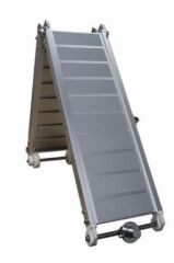 PSR-2K Alüminyum Basamaklı Katlanır Pasarella 40x200 cm