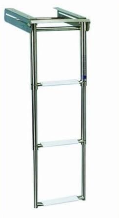 PLATFORM ALTI TELESKOPİK PASLANMAZ MERDİVEN 3 BASM.