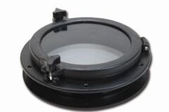 İÇTEN MONTAJ ABS YUVARLAK LUMBOZ SİYAH  215mm