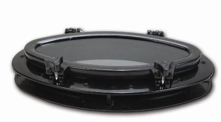 İÇTEN MONTAJ ABS ELİPS LUMBOZ SİYAH 400x210mm