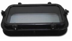 İÇTEN MONTAJ ABS DİKDÖRTGEN LUMBOZ SİYAH   300x500mm