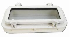 İÇTEN MONTAJ ABS DİKDÖRTGEN LUMBOZ BEYAZ  400x200mm