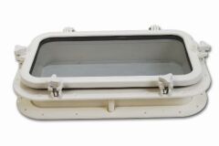 İÇTEN MONTAJ ABS DİKDÖRTGEN LUMBOZ BEYAZ  300x500mm