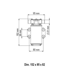 Marco UP1/J Pervaneli Tatlı ve Tuzlu Su Transfer Pompası 12-24V