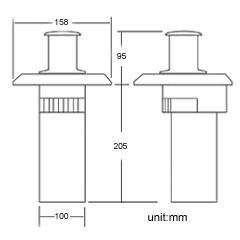 South Pasific EC 1000 Elektrikli Vinç 24V