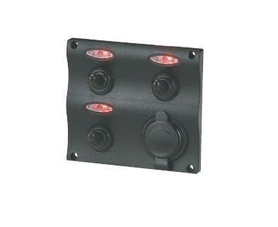 Switch Panel 3'Lü Çakmak Soketli İzoleli