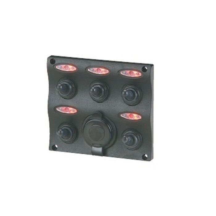 Switch Panel 5'Li Çakmak Soketli İzoleli