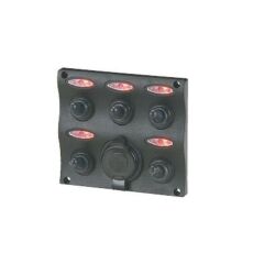 Switch Panel 5'Li Çakmak Soketli İzoleli