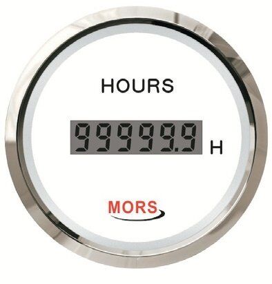 Dijital Motor Zaman Saati 12-24 V Beyaz