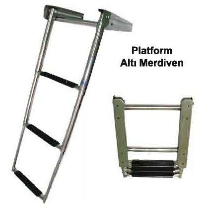 Teleskopik Merdiven 3'Lü Kızaklı