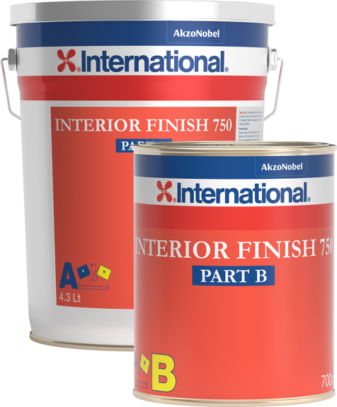 International Interior Finish 750 Beyaz 9010 5 Lt